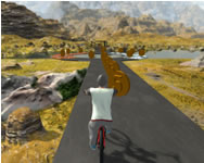 BMX rider impossible stunt racing bicycle stunt webgl ingyen játék