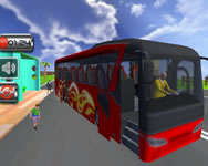City metro bus simulator 3d webgl HTML5 játék