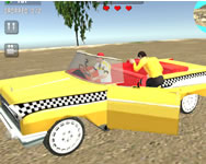Crazy taxi simulator webgl HTML5 jtk