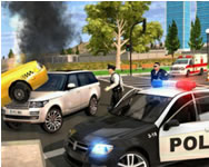 Grand police car chase drive racing 2020 webgl HTML5 jtk