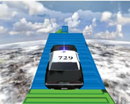 Impossible police car track 3D 2020 webgl HTML5 játék