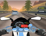 Moto traffic webgl HTML5 játék