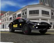 Police car cop real simulator webgl ingyen jtk