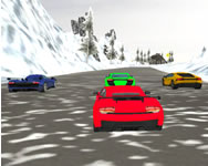 Snow fast hill track racing webgl ingyen játék