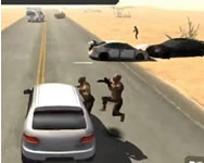 Zombie dead highway car race game webgl ingyen játék